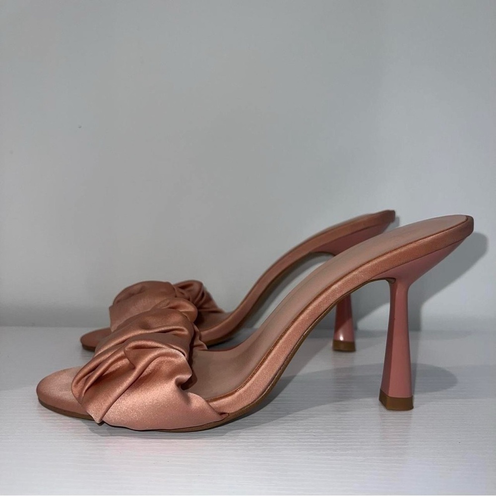 LPA Augustine Blush Heeled Mules
